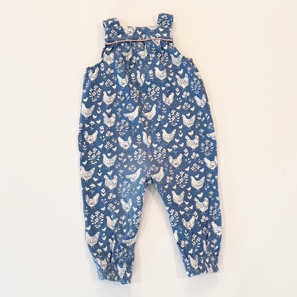 Baby Boden 6-12M Chicken Print Romper - Picture 4 of 9